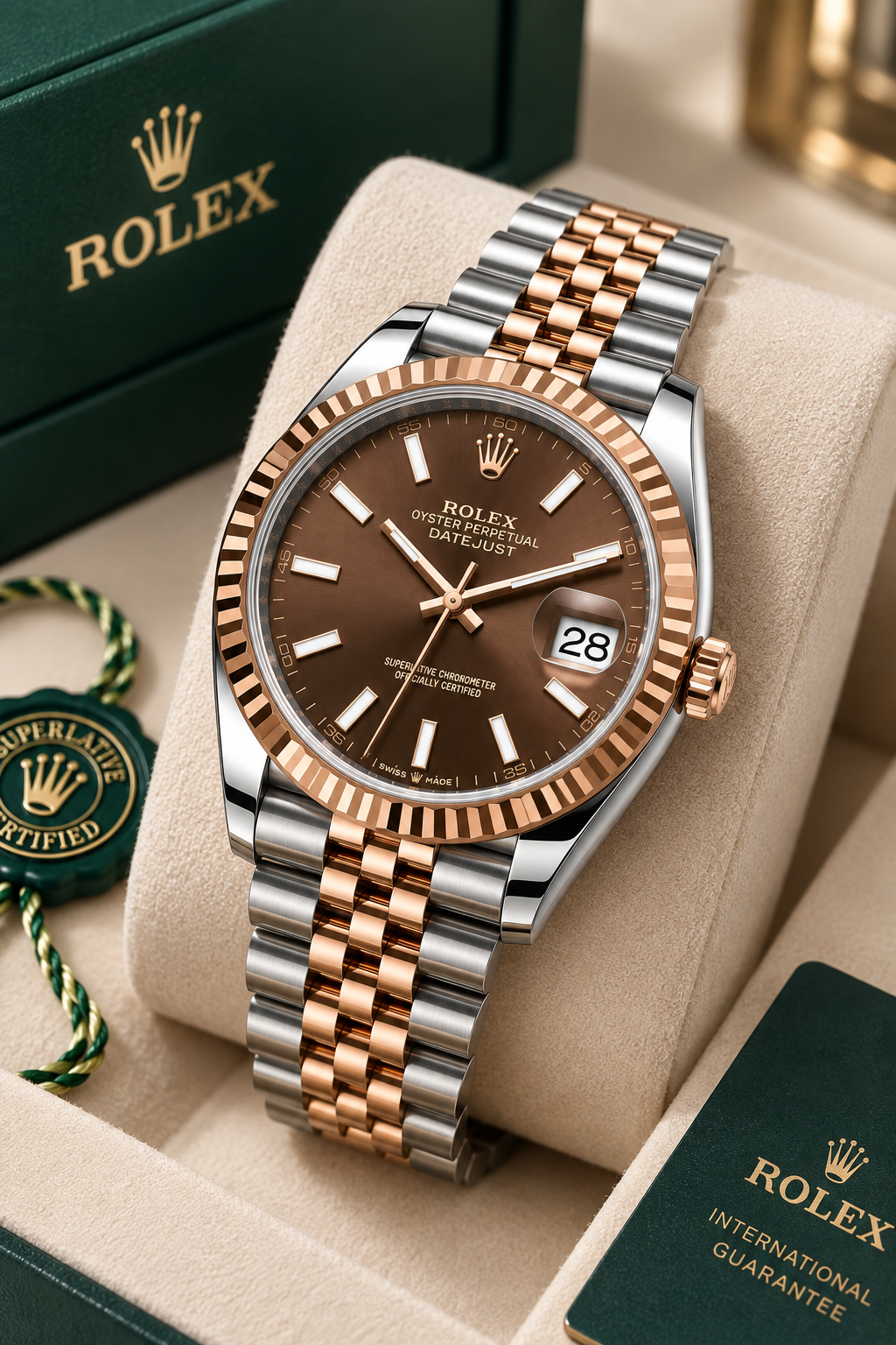 Rose Gold Brown Datejust