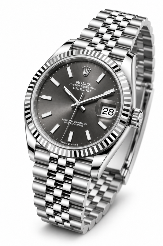 Grey Datejust Watch