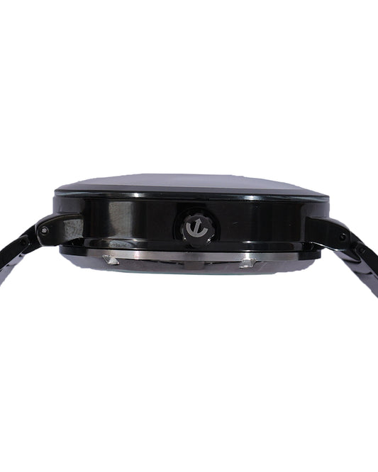 Obsidian Monarch Skeleton Automatic Watch – Black Ceramic Bracelet & Open-Heart Mechanical Dial