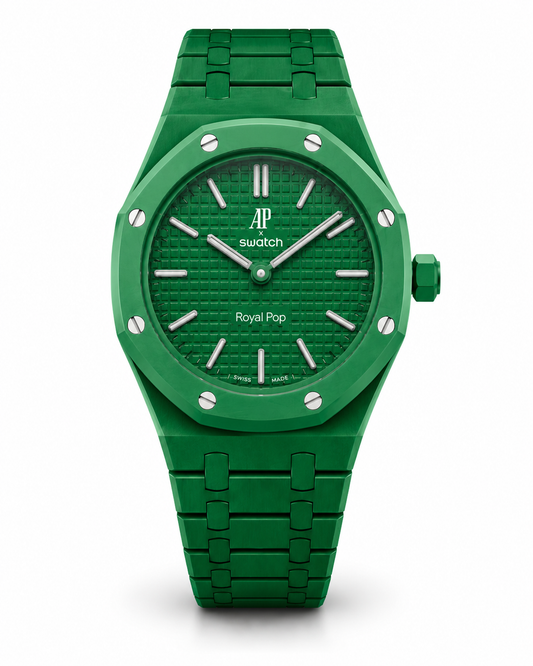 Emerald Green Designer Sports Bracelet Watch