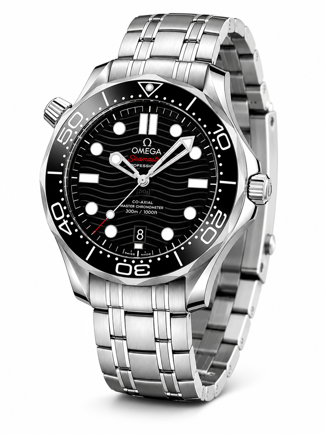 Premium Diver Style Watch – Black Dial Stainless Steel Luxury Timepiece