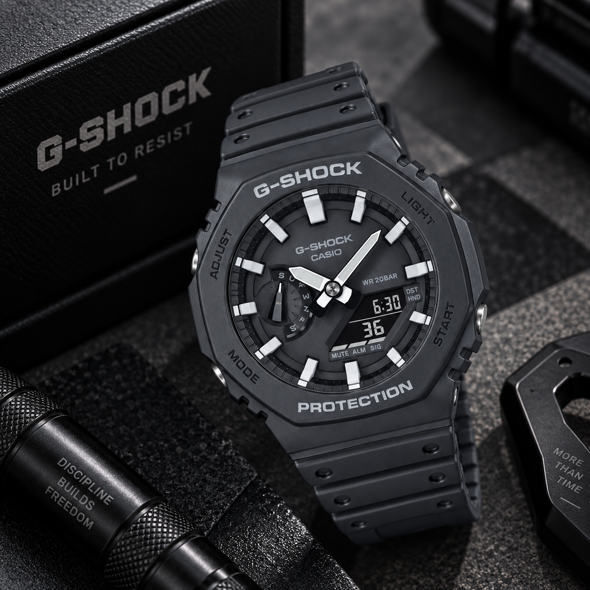 G-Shock Black Analog-Digital Sports Watch