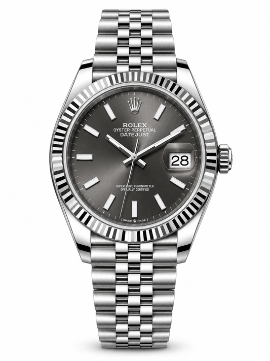Grey Datejust Watch
