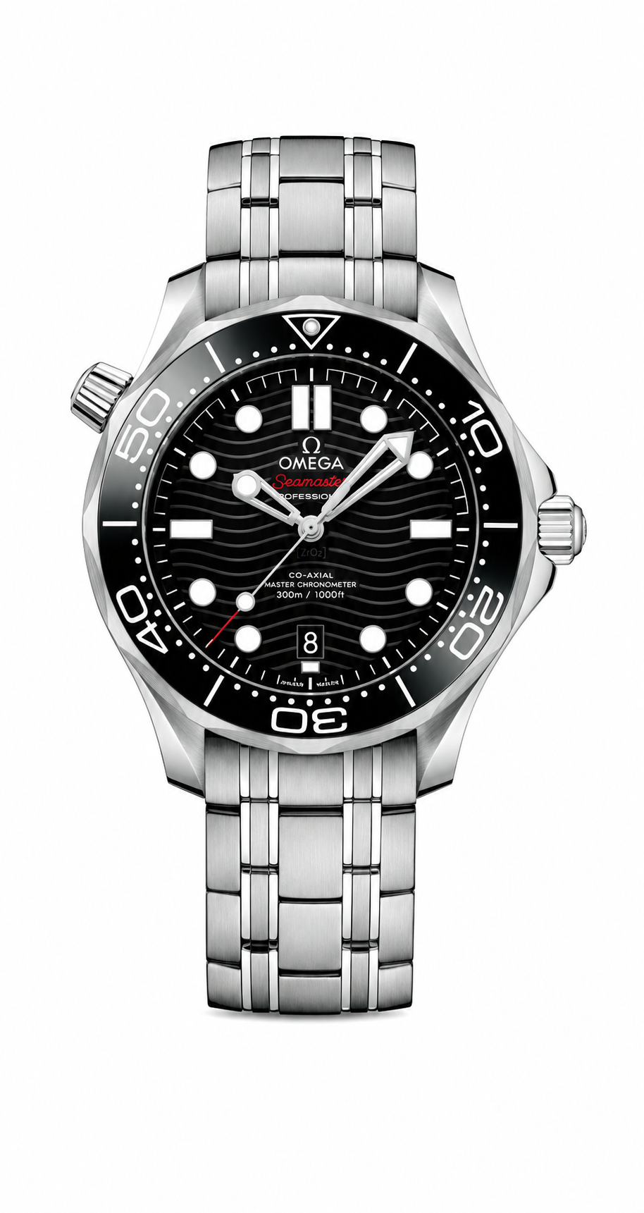 Premium Diver Style Watch – Black Dial Stainless Steel Luxury Timepiece