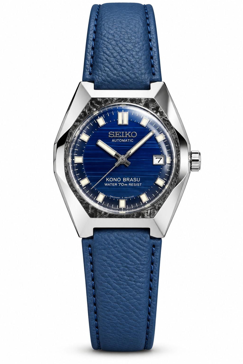 Seiko Blue Dial Automatic Stainless Steel Watch